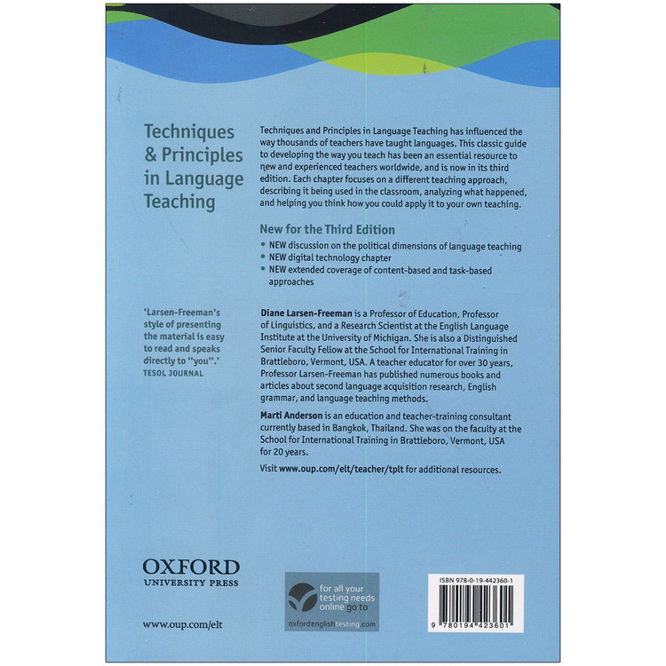 Techniques and Principles in Language Teaching Third Edition