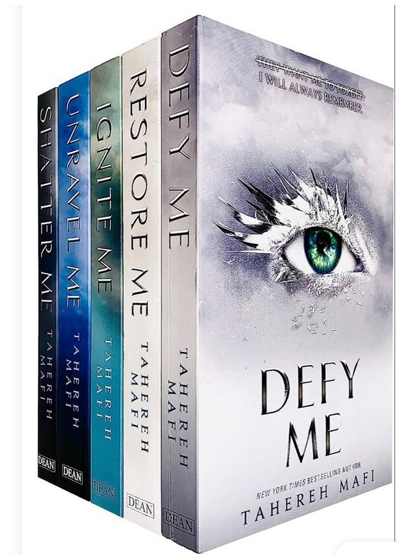 پک 12 جلدی کتاب های SHATTER ME به همراه جعبه